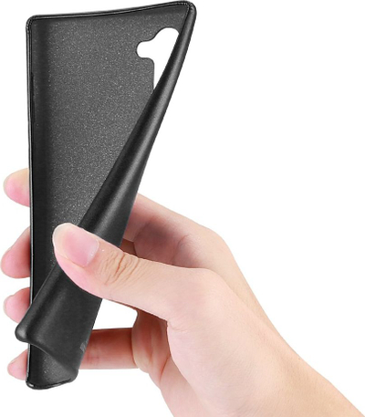 Mbështjellës silikon Dux Ducis Skin Lite për Samsung Galaxy Note 10 N970, i hollë, rezistent ndaj goditjeve, i zi