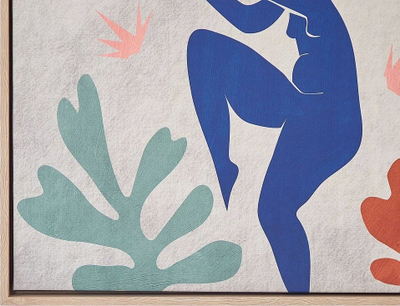 Tabllo murale LUCERA Females, kanavacë me kornizë, 63 x 93 cm, shumëngjyrëshe