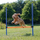 Pengesë agility për qen Trixie Agility Hurdle, 129x115cm, lartësi që rregullohet, blu portokalli