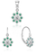 Set stoli MOISS Flowers S0000276, Vathë + varëse