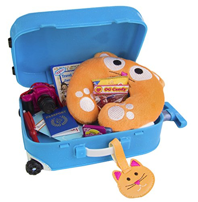 Set aksesorësh udhëtimi për kuklla Our Generation Well Travelled Luggage Set, për kuklla 18", shumëngjyrësh