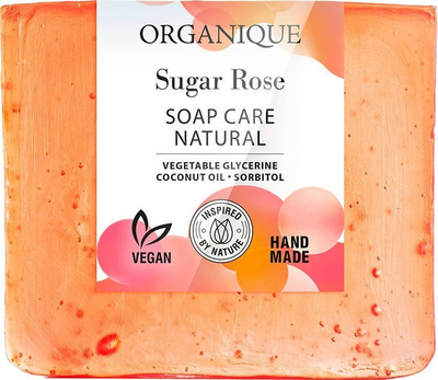 Sapun trupi Organique Naturally Caring Sugar Rose, 100g