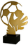 Trofe Victoria Sport Futboll, 29 cm, metalike