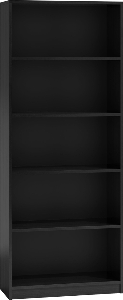 Рафт за книги Topeshop Shelf Unit, 60cm, 182cm, црн