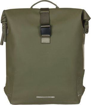 Çantë anësore biçiklete Basil Soho, 17L, Nordlicht LED, jeshile