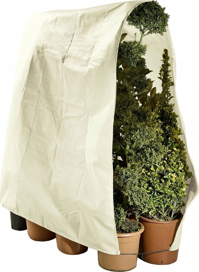 Fleece mbrojtës për bimë, qese dimërore, kundër ngricës, e bardhë