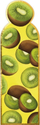 Shenjues magnetik për libra HENRY Kiwi, dizajn kiwi, me efekt të artë, shumëngjyrësh