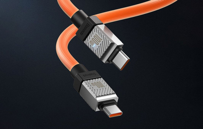 Kabllo karikimi Baseus CoolPlay, USB C në USB C, 100W PD, 1m, e zezë