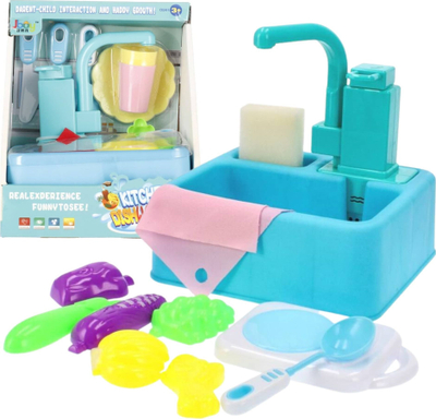 Set lavamani lodër Mega Creative 459493 me gërxima, me rubinet që punon, blu