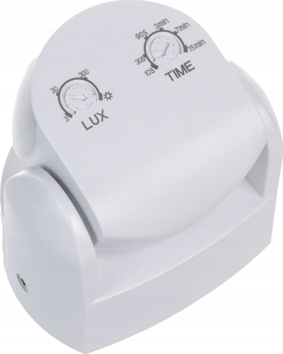 Sensor lëvizjeje Maclean MCE468, PIR 180°, IP65, i bardhë
