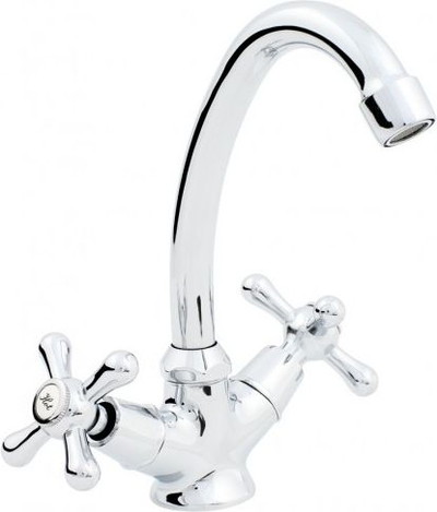 Чешма за мијалник Hydroland Retro, хромирана