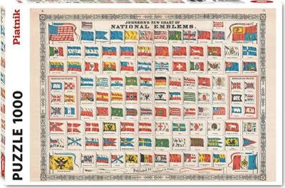 Puzzle Piatnik me flamura, 1000 elemente