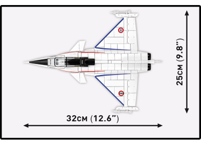 Set blloqe COBI Rafale A 5931, 453 copa, shkallë 1:48, i bardhë