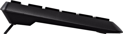Tastierë V7 KU350ES USB Pro, me kabllo, layout spanjoll, e zezë