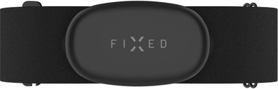 Rrip gjoksi për puls FIXED Pulse Dual HR+HRV, Bluetooth ANT+, ngjyrë e zezë