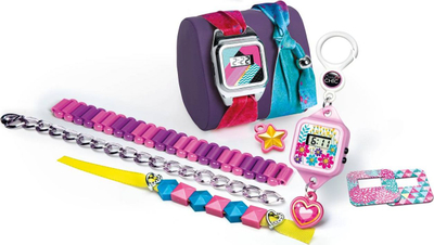 Set kreativ për orë dore Clementoni Crazy Chic Stylish Watch 18639, për fëmijë 7+