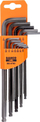 Set çelësa imbus Bahco BE-9780, 12 copë, imperial, portokalli