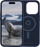 Këllëf telefoni Dbramante Monaco për iPhone 15 Pro Max, mbron mirë, kompatibël me MagSafe, blu