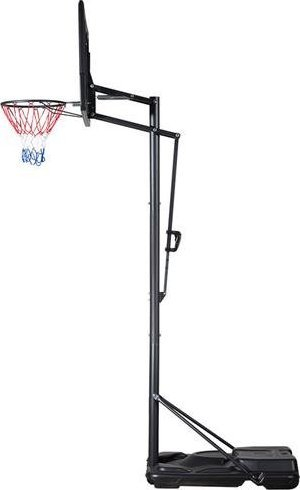 Kosh basketbolli Nils, me rrota, me lartësi që ndryshohet 245-305 cm, i zi