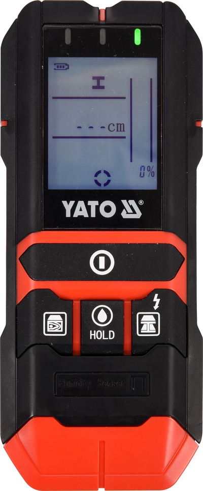 Detektor muri Yato YT-73138, 4 në 1, matës lagështie, gri