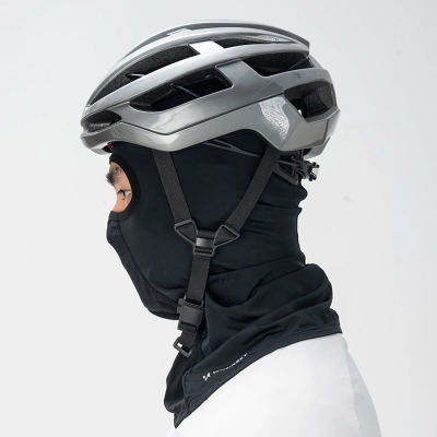 Maskë balaklava Wozinsky për biçikletë dhe motor, material ice silk, e zezë