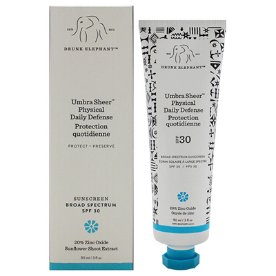 Крем за сончање за лице Drunk Elephant SPF 30 Umbra Sheer, 90 мл