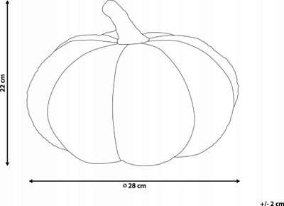 Jastëk dekorativ Pumpkin, 28 cm, material bouclé, jeshil