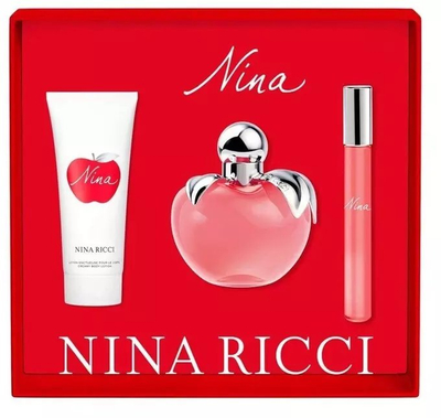 Set dhurate Nina Ricci Nina, Eau de Toilette 80ml, losion trupi 75ml, për femra