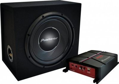 Set subufer aktiv për makinë Pioneer GXT-3730B, 30 cm, 1400W, i zi