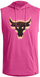 Маица без ракави со капуч Under Armour, спортска, розова