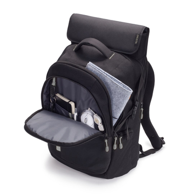 Ранец за лаптоп Dicota Eco 15.6", High-Density Foam, полиестер, црн