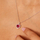 Varëse për qafore për femra Brosway Fancy Passion Ruby FPR141, e argjendtë