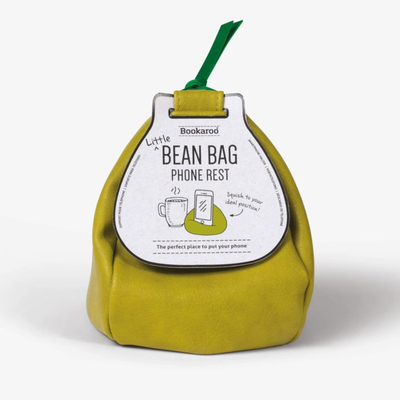 Bookaroo Little Bean Bag Phone Rest Chartreuse - If Cardboard Creations Ltd