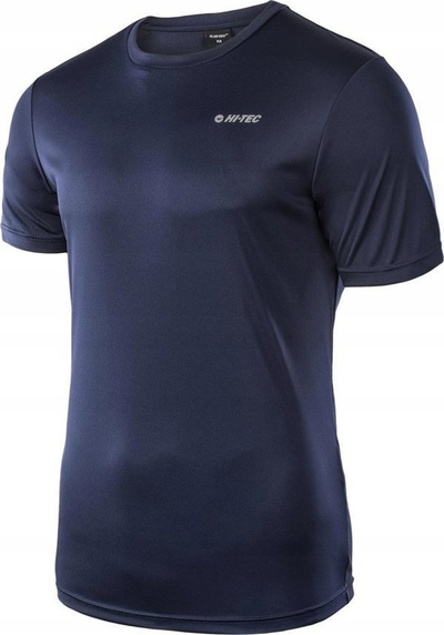 Bluzë sportive Hi-Tec Sibic për meshkuj, poliestër, frymëmarrje, blu navy