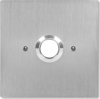 Buton dalje ACO INS-OB-60, i integruar në mur, i ndriçuar, çelik inox