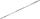 Shufër olimpike Straight Bar, 150cm, 28mm, metalike