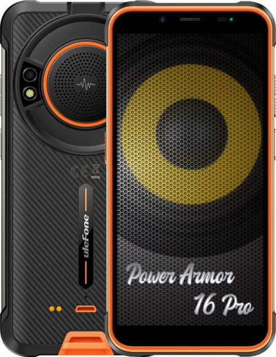 Telefoni Ulefone Power Armor 16 Pro, 4GB RAM, 64GB, portokalli