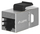 Lidhës keystone Lanberg KSF5-3000, RJ45 në RJ45, FTP Cat.5e, metalik
