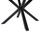Tavolinë e rrumbullakët jashtme Moril Φ120cm (HM6041.01)