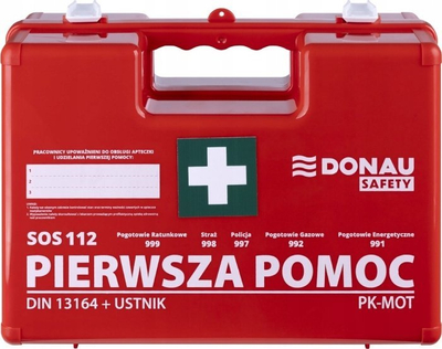 Kuti ndihme e parë DONAU SAFETY K-10 A, plastike, portokalli