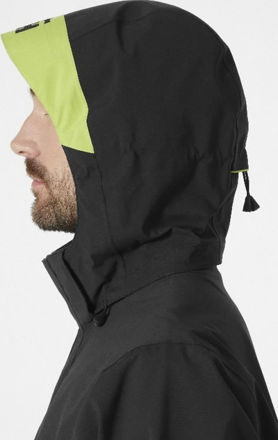 Xhaketë pune Helly Hansen Magni Evolution Shell, Helly Tech Professional, për burra, e zezë me të gjelbër