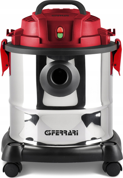 Fshesë me korent G3Ferrari G90028, 1000W, bidon 20L, inox e kuqe