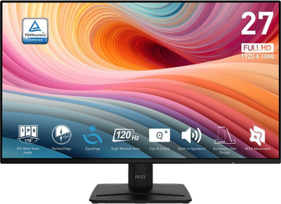 Monitor MSI Pro MP271 E2, 27", Full HD, i zi