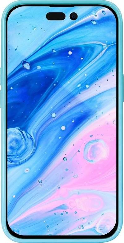 Këllëf telefoni LAUT Huex Reflect për iPhone 14 Pro, plastik i fortë, mbron anët, blu Baby Blue