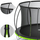 Trampolinë me rrjetë Zipro Jump Pro Premium 10FT, 312cm, e zezë/gjelbër