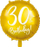 Balon dekorativ 30 vjetori, folje, 45cm, ari