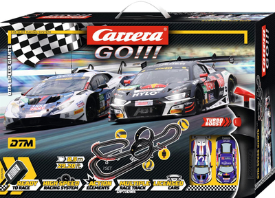 Set pistë garash Carrera DTM Speed Giants, elektrike, për kalamaj
