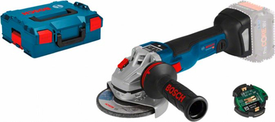 Gërryese këndore me bateri Bosch GWS 18V-10 SC Professional, 18V, brushless, blu