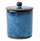 Kupë sheqeri Verlo Deep Blue, porcelan, me kapak, blu