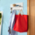 Varese muri SoBuy Pendery FRG54-W, raft me 7 grepa, MDF, e bardhë